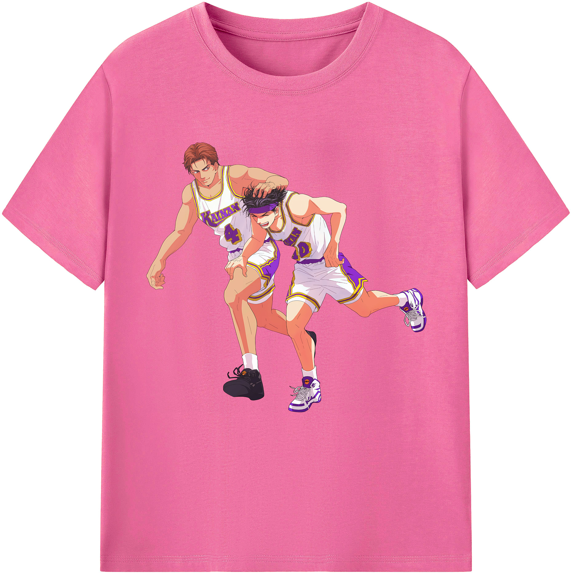 （画像用） SLAM DUNK／スラムダンク レディースカジュアルプリントTシャツ（綿100％）